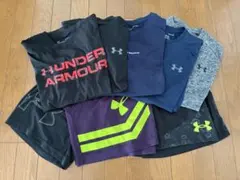 まとめ売り　UNDER ARMOUR Tシャツ＆ハーフパンツ8枚セットＳ　古着