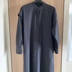 長袖シャツワンピース ロングワンピース　美品