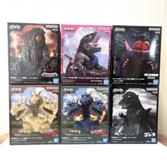 東宝怪獣シリーズ 鎮座獣 フィギュア　６点セット