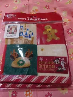 ディズニークリスマスハンドタオル
