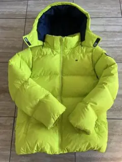 TOMMY HILFIGER 蛍光イエローダウンコート 140