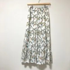 UNQLO ユニクロ×ポール & ジョー ティアードスカート 花柄 S