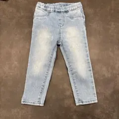 H&M ライトブルー　デニム　18M ゴム調整　ジーンズ　パンツ