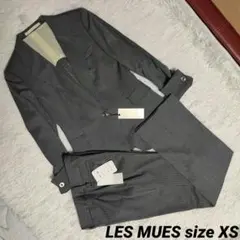 新品 LES MUES size XS ビジネススーツ パンツスーツ ストライプ