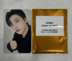 ATEEZ Ashes to Ligh タワレコ 渋谷 ラキロトトレカ ジョンホ