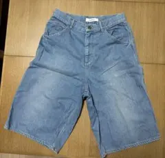 JOHNBULL デニム バギーショーツ ハーフ ペインター ショート