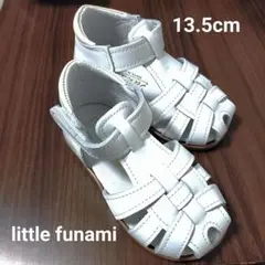 新品未使用littlefunami ホワイトサンダル 13.5cmベビー・キッズ