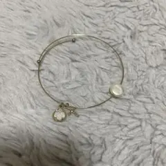 ゴールドメッキ パールチャームブレスレット