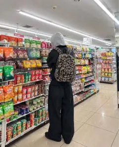 y2k レオパード柄ファー リュックarchive swag 00s 平成