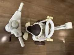iimo イーモ 三輪車 折りたたみ 手押し棒付 ブラウン (引取限定)