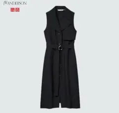 未使用 ユニクロJW ANDERSON ブラックノースリーブワンピース