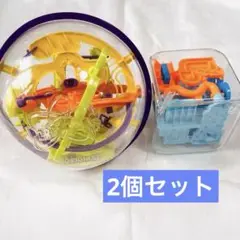 パープレクサス　3D球体立体迷路 ＆　キューブ型3D迷路　2個セット