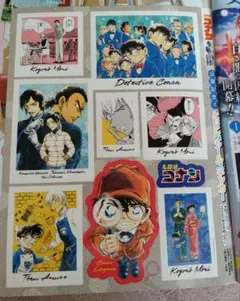 月刊flowers 付録 名探偵コナンとじこみシールステッカー