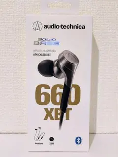 【試用のみ美品】オーディオテクニカ ワイヤレスイヤホンATH-CKS660XBT