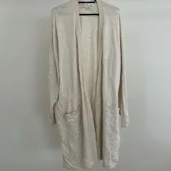 クリーム色のカーディガン M