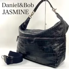 【美品】Daniel&Bob JASMINEクロコ　2way ショルダーバッグ