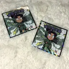 2枚★忍たま乱太郎マンチョコ　シール　ステッカー　潮江文次郎