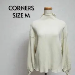 CORNERS コーナーズ ハイネック リブニット セーター サイズM【122】のサムネイル