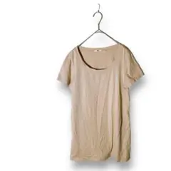 【UNIQLO】クルーネックTシャツ　ユニクロ　サイズL カットソー　半袖