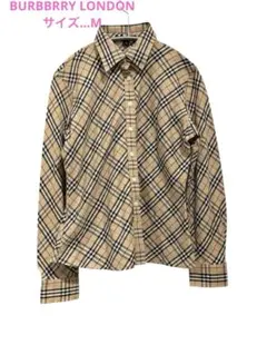 BURBBRRY LONDON バーバリーロンドンチェック柄長袖シャツ