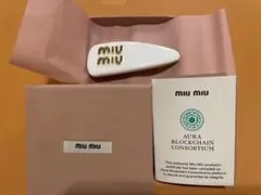 2025年最新】MiUMiU ヘアピン 箱付きの人気アイテム - メルカリ