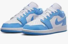 美品 Nike Air Jordan 1 Low SE GS レジェンドブルー