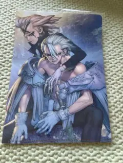 dr.stone スタンリー ゼノ クリアファイル 原作絵 公式正規品 1枚