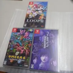 Switch　ファミコン探偵倶楽部、オメガ6、ループ8　ソフト3本セット