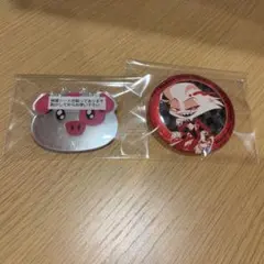 ハズビンホテルへようこそ　アニメイトカフェ　エンジェル・ダスト　缶バッチ