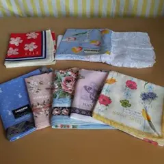 Bハンカチまとめ売り　7点セット いろいろブランドもの　 大判レースハンカチ等