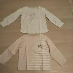 100㎝＊COMME CA DU MODE＊トップス2枚セット