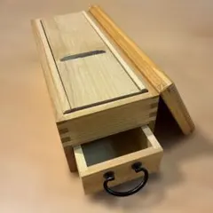 天然木 鰹箱 中サイズ かつお節削り器のサムネイル