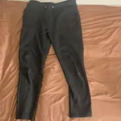 ブラック ジョガーパンツ ドローストリング付き