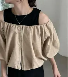 タンクセットオフショルブラウス