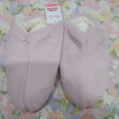 イ-1　しまむら ルームシューズ ピンク 23-25cm　ボア