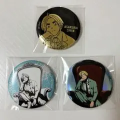 サカモトデイズ 朝倉シン PLAZA 箔押し＆グリッターver. 缶バッジ