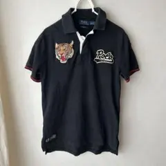 POLO RALPH LAUREN タイガーワッペン ポロシャツ ブルー S - メルカリ