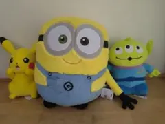 ミニオン ピカチュウ エイリアン ぬいぐるみ新品 3点セット