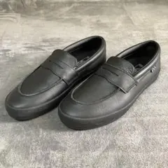 VANS skate loafer ブラックレザー ローファー 27cm