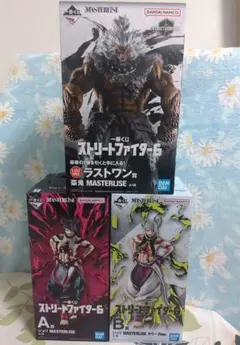 一番くじ ストリートファイター６ フィギュアおまとめ３点セット ラスト、A、B