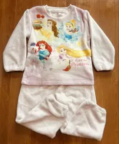 Disney ディズニーパジャマセット 120cm プリンセス　フリース