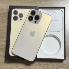 【美品】Apple iPhone 13Pro 256GB Gold 本体 箱有