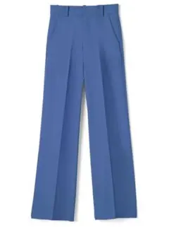 グレイル美品　今田美桜 センタープレスストレートパンツ[ai07]  ブルー