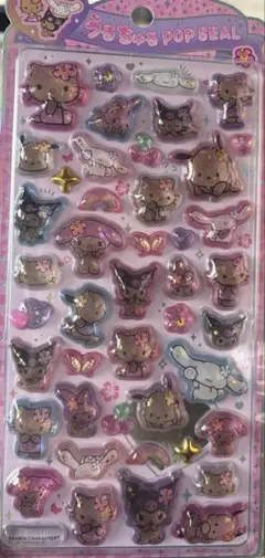 即日発送　正規品 日焼けサンリオキャラクターズ うるちゅるポップシール