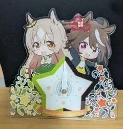 ウマ娘ぷちちょこ置時計キタサンブラック&サトノダイヤモンド美品 ウマ娘ぷちちょこ置時計キタサンブラック&サトノダイヤモンド美品