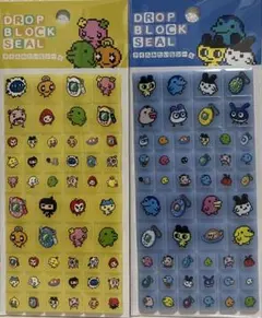たまごっち ドロップブロックシール タイルシール 2枚セット