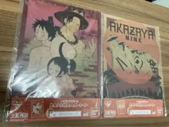 ワンピース一番くじ　ビジュアルシート　見参！赤鞘九人男〜第一弾〜　Ｆ賞×2個