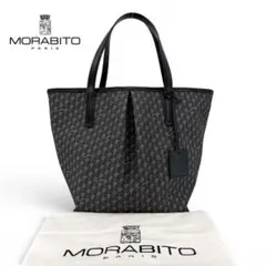 美品】MORABITO オートグラフ PM モノグラム ネイビー ハンドバッグ