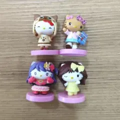 ハローキティ ミニフィギュア 4体セット チョコエッグ
