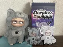 Sleepless Grumpipi グランピピ ぬいぐるみ アクキー グレー